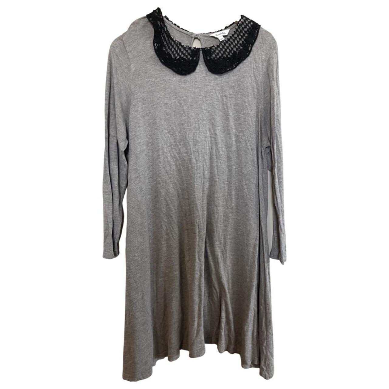 Simply Be Women's Grey and Black Dress
