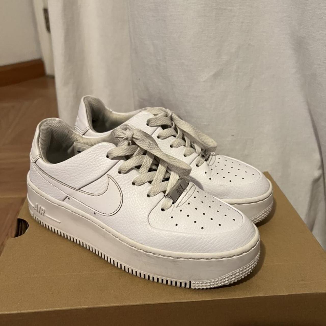 Air force 1 sage low white size 5.5 best sale