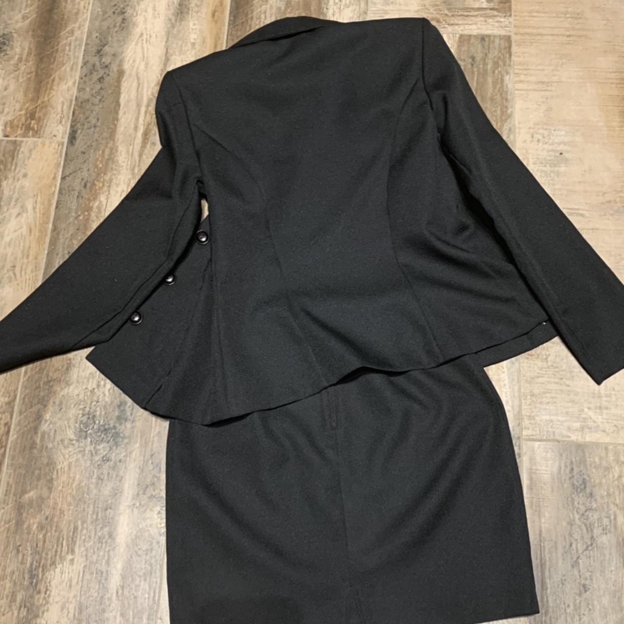 NWT Victoria Ashley New York black blazer and mini... - Depop