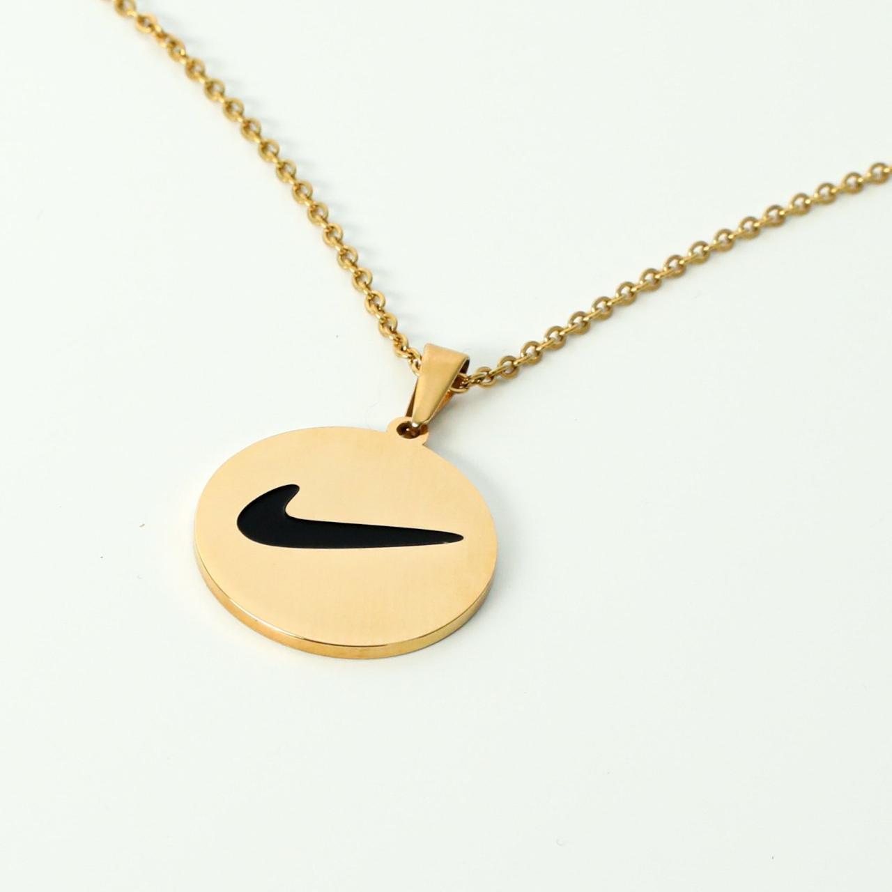 Nike Circle Nike Pendant Necklace