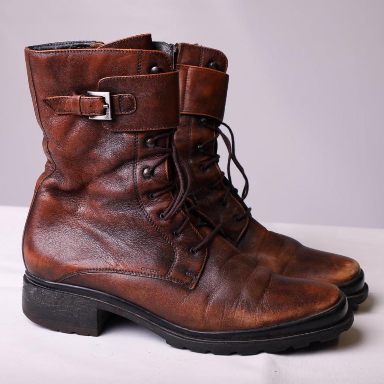 geox comfort leather boots