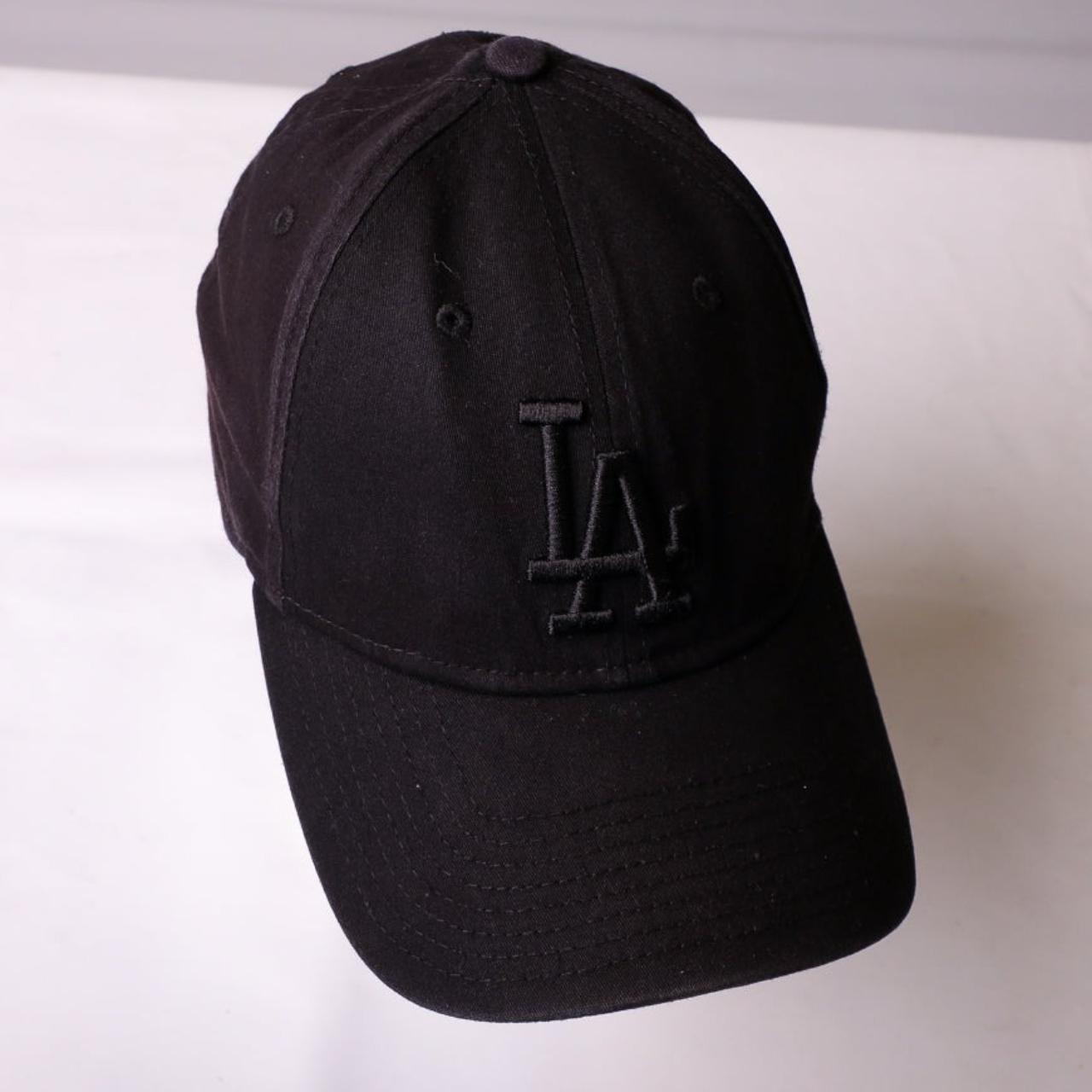 Vintage Los Angeles Baseball Cap in Black• Estimate... - Depop