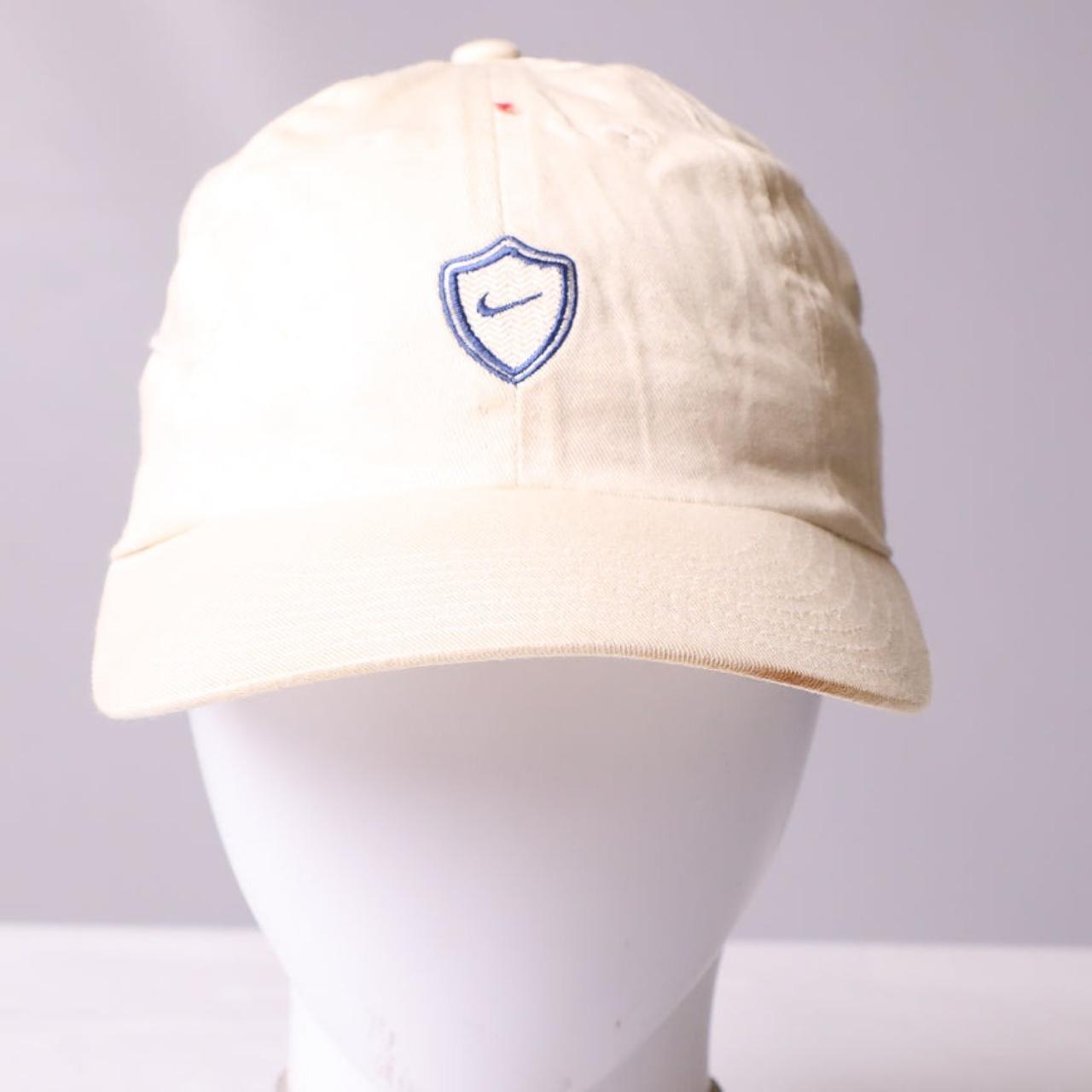 Vintage Nike Cap in Cream• Estimate Size Depop