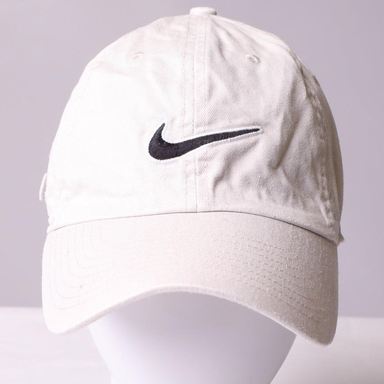 Vintage Nike Sport Cap in White• Estimate Size -... - Depop