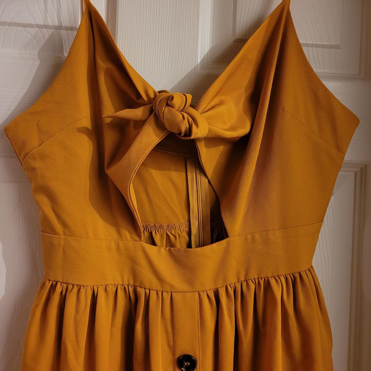 Cameo rose outlet mustard dress