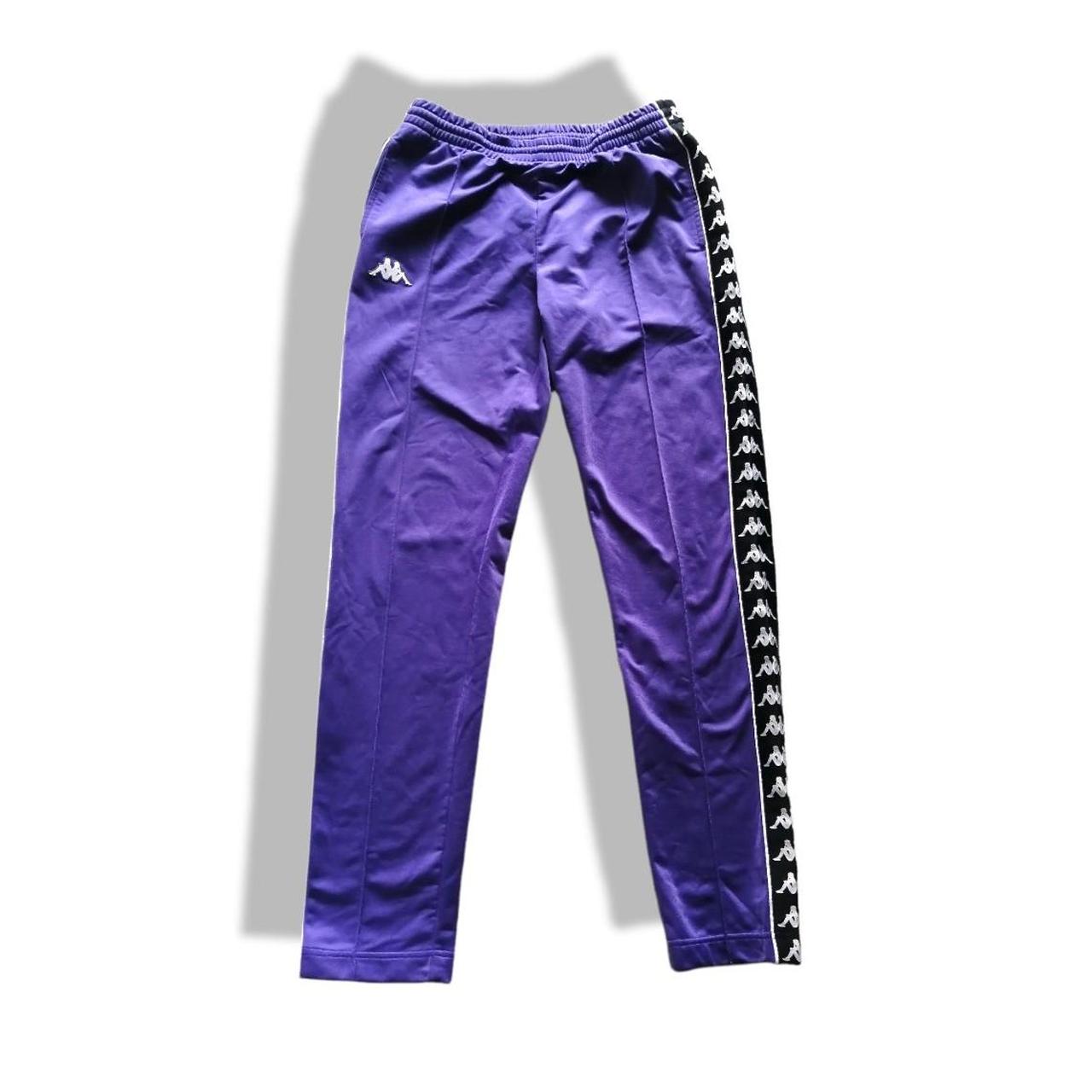 Kappa purple violet slim fit track pants. Size M. Depop