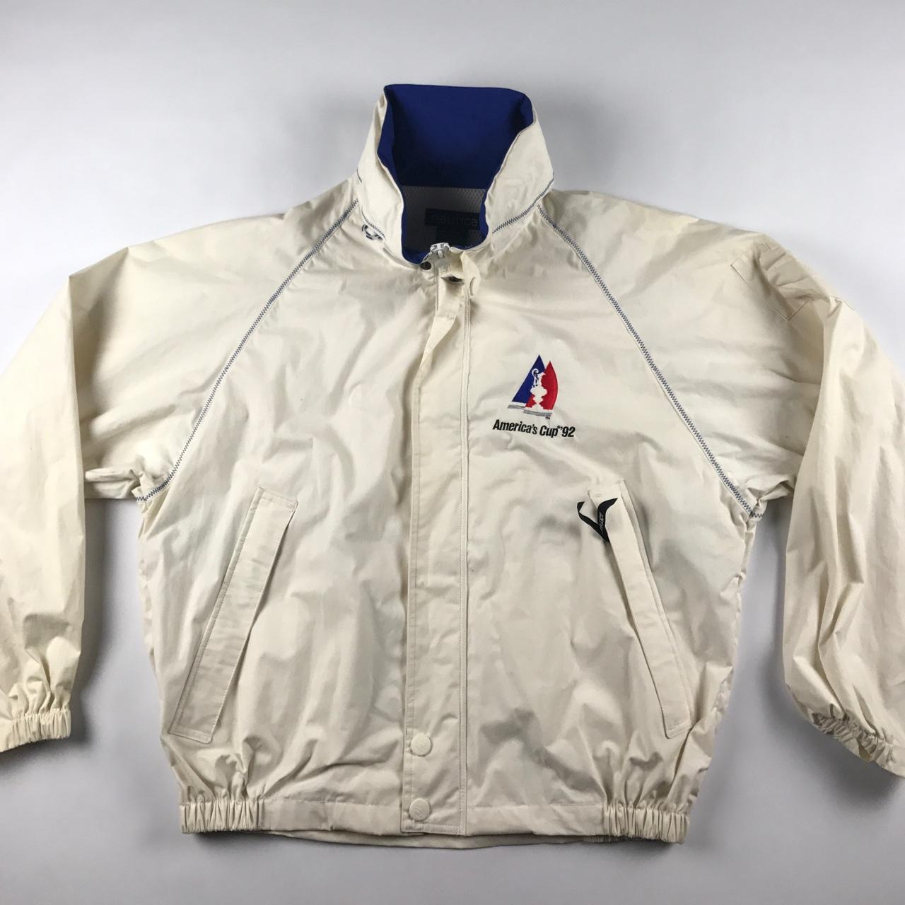Vintage XL Nautica 1992 Americas Cup Spell Out... - Depop