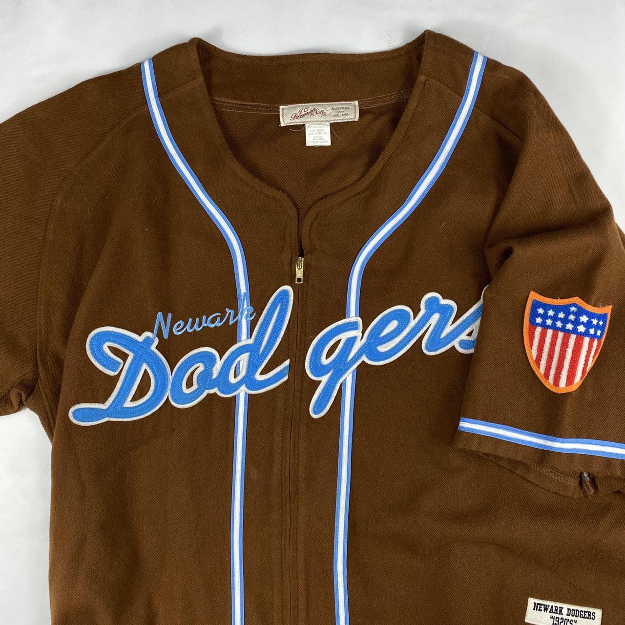 NEWARK DODGERS NEGRO LEAGUE BASEBALL JERSEY SIZE TAG... - Depop