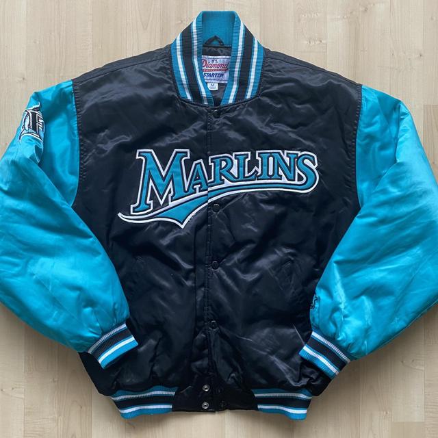 Vintage Florida Marlins crewneck sweatshirt. Now - Depop