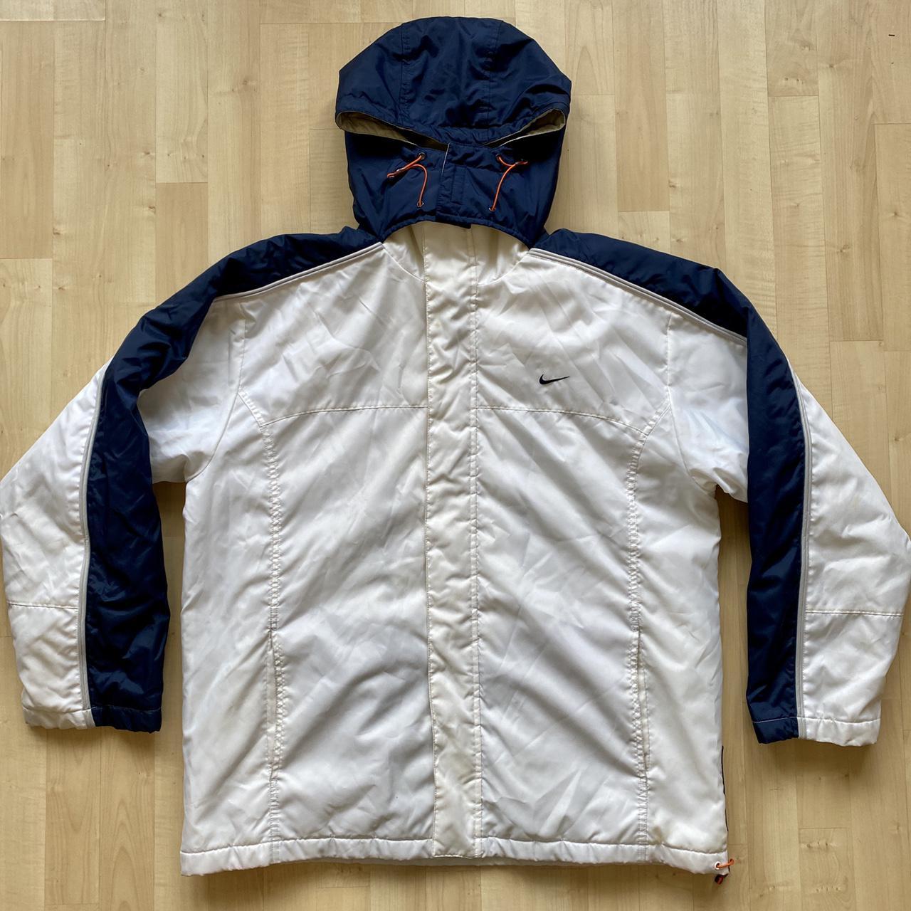 OLD NikeSphere p/o waffle parka top blue