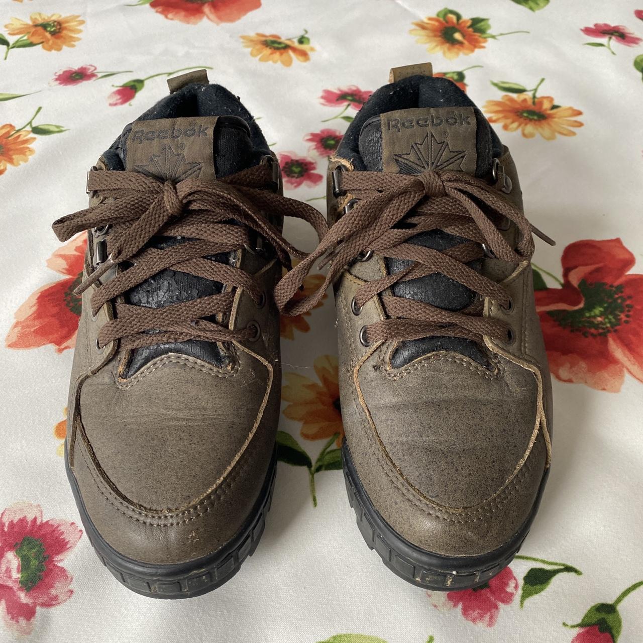 Vintage Reebok Hiking shoes. Awesome gorpcore... - Depop