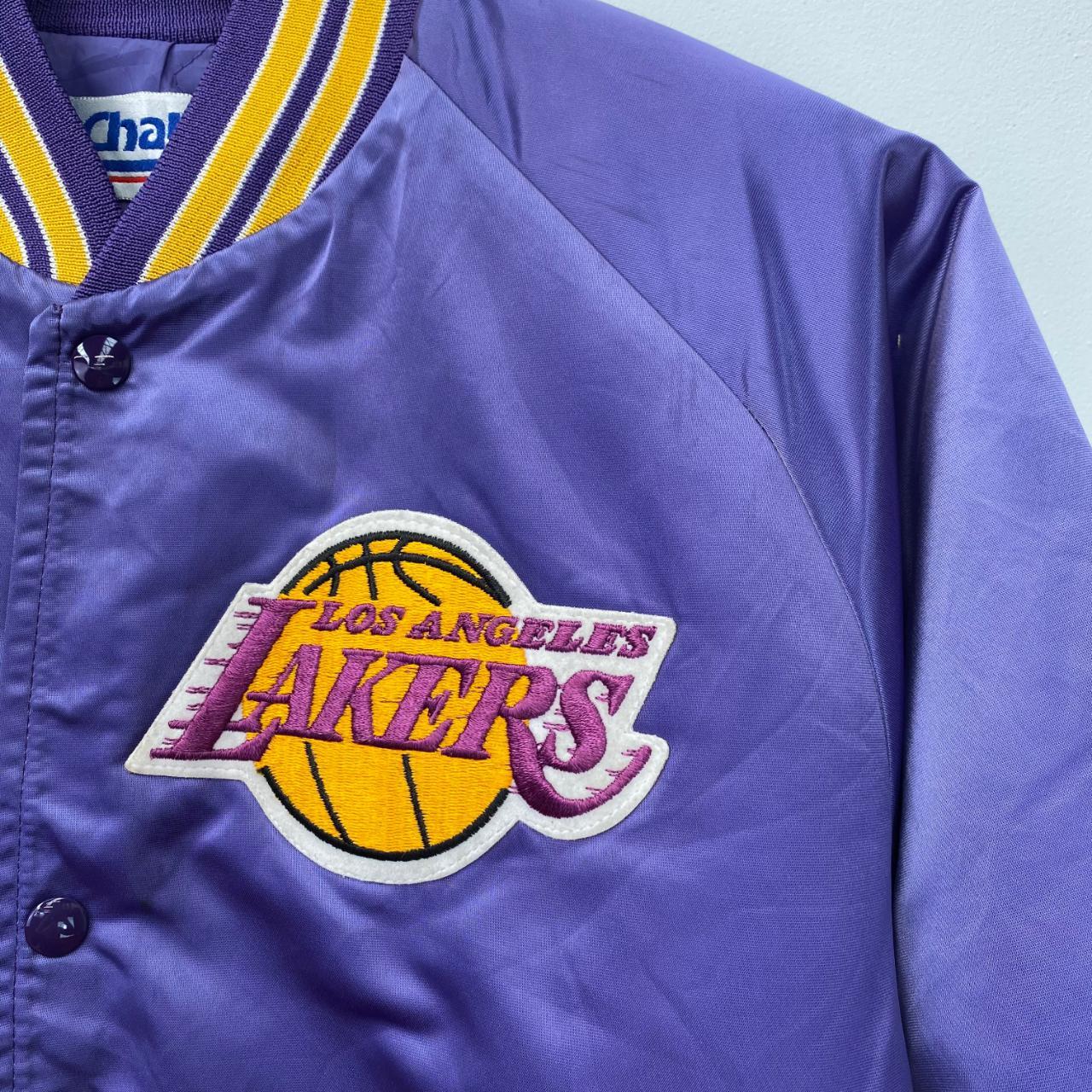 RARE Vintage 1980s Los Angeles Lakers USA Purple... - Depop