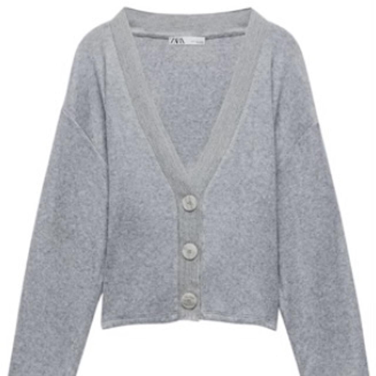 ZARA soft touch crop top and cardigan set im the... Depop