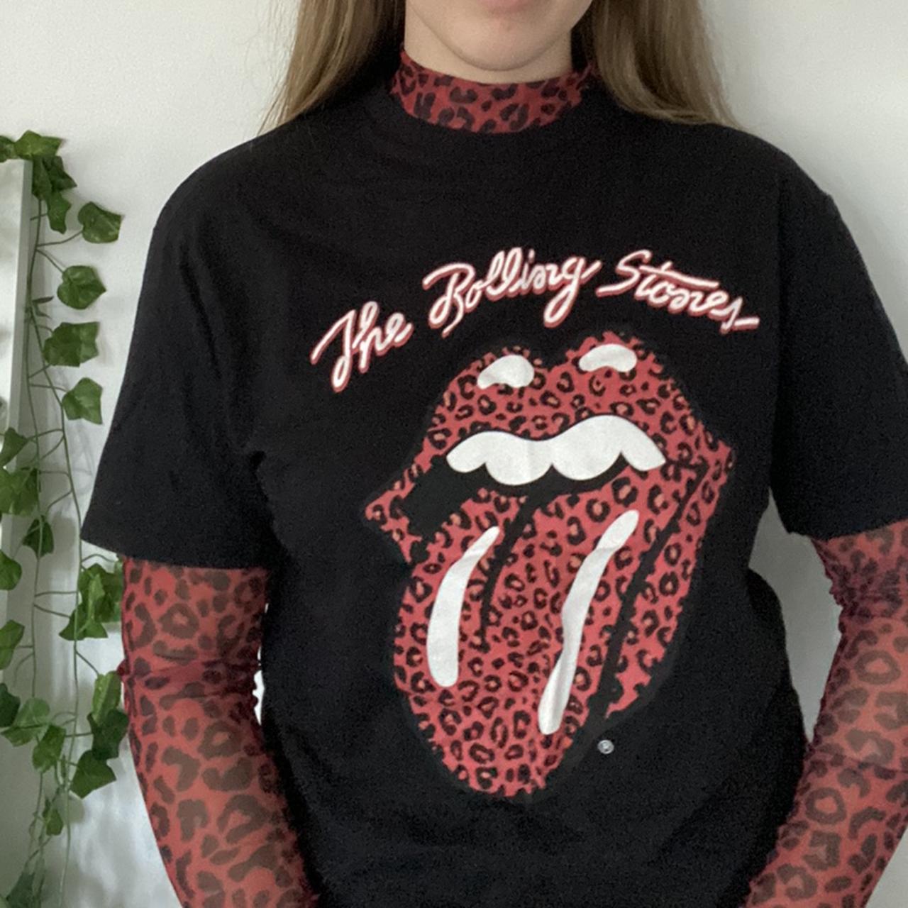 rolling stones t shirt pull and bear