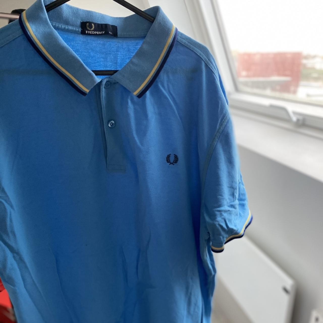 Fred Perry polo, sick colours, XXL so it looks boss... - Depop