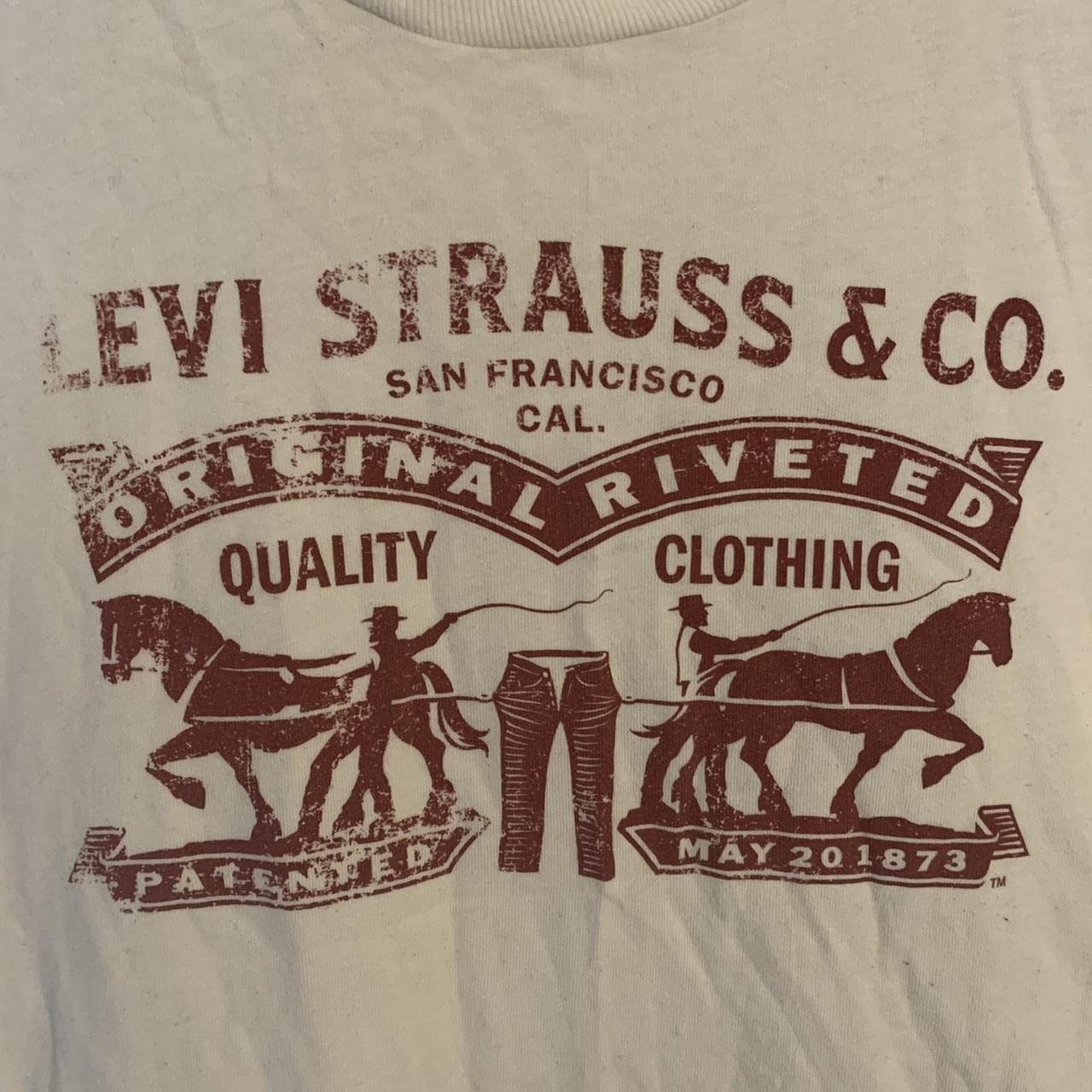 levi strauss & co tshirt, perfect for laying or... - Depop