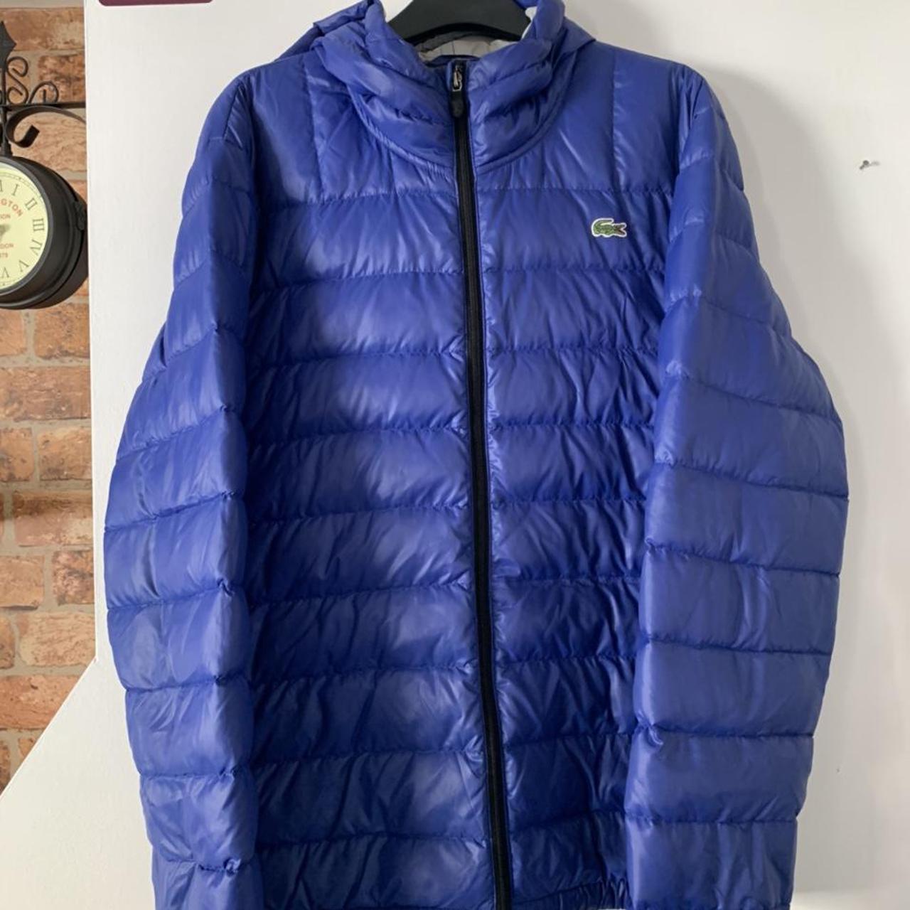 Lacoste puffer jacket. Great blue colour and still... - Depop