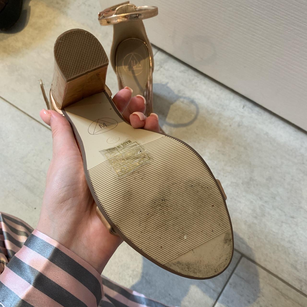 missguided rose gold heels