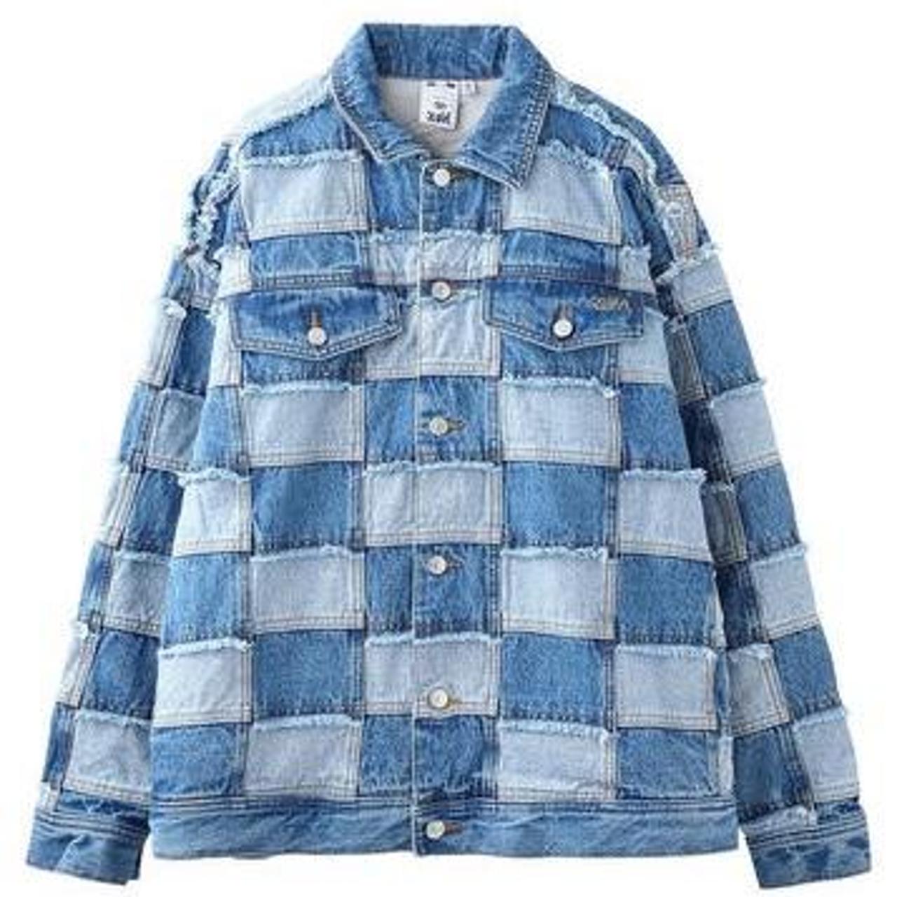 Product Image 2 - x-girl patchwork denim jacket retail