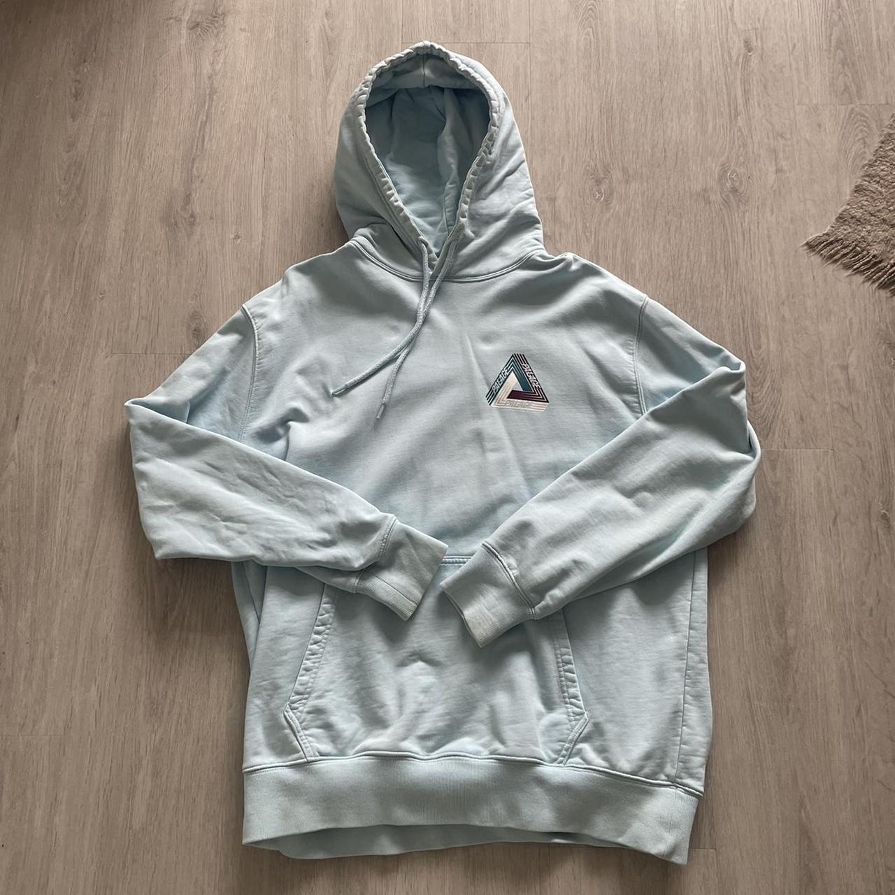 Palace Tri chenille hood green. Brand new. DS. Size - Depop