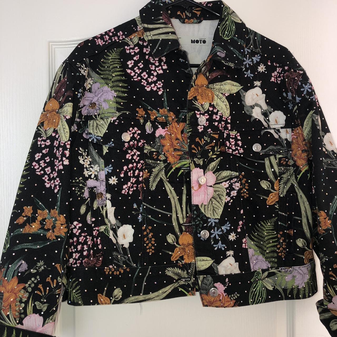 Topshop on sale floral jacket