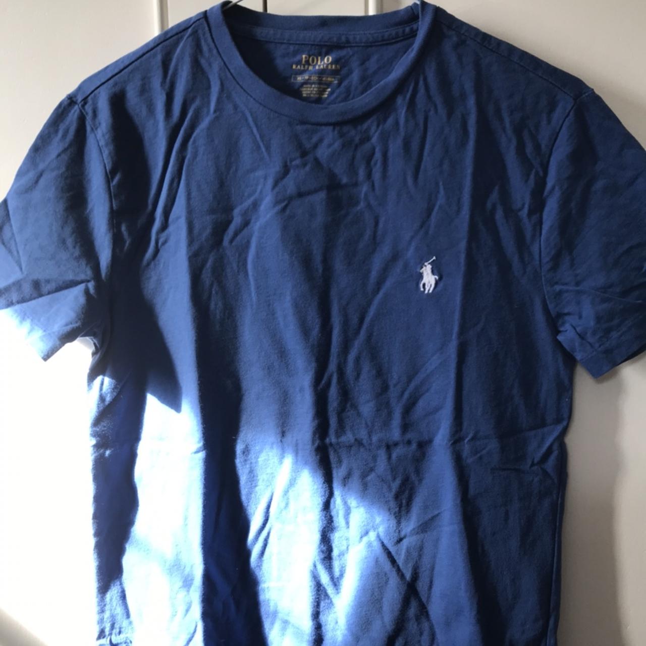 super flattering royal blue ralph lauren tshirt!! so... - Depop