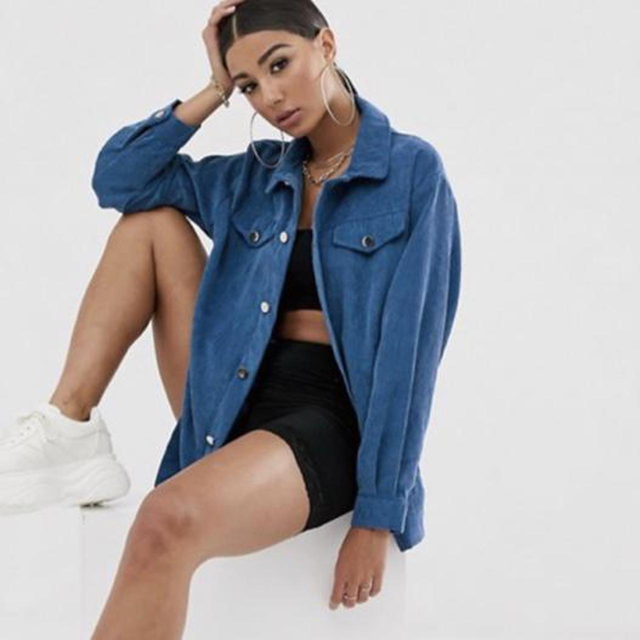 Blue cord lightweight jacket . Worn about 3 times so... Depop