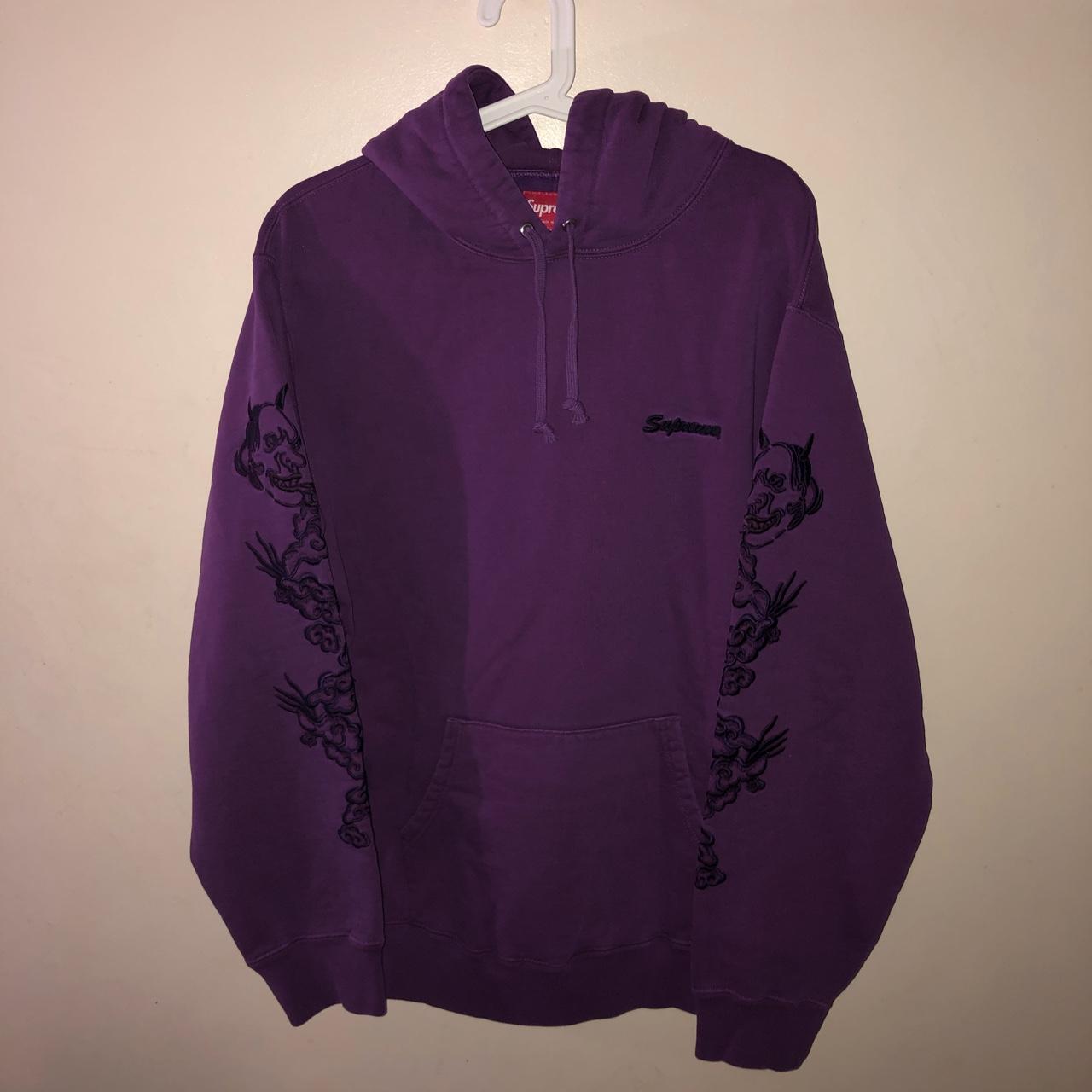 Supreme Dragon Overdyed Hooded Sweatshirt , Bright...