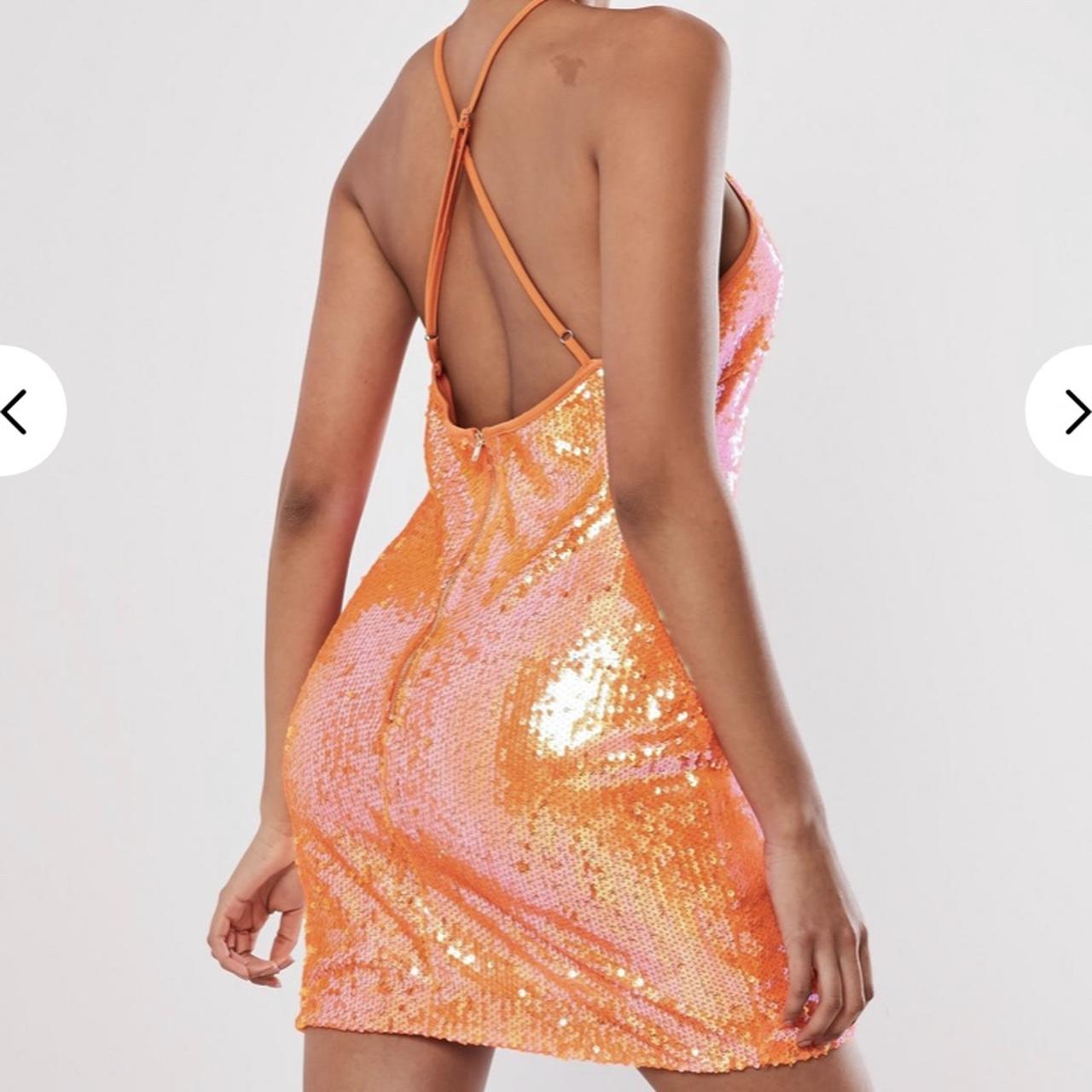 Sequin hotsell dress missguided