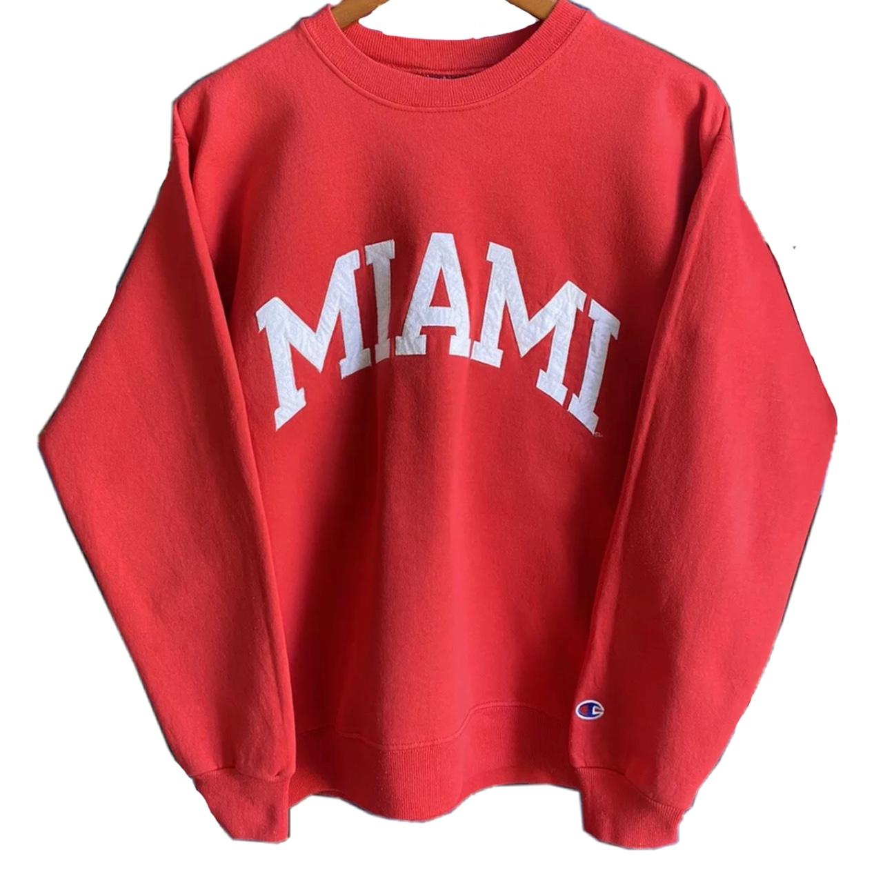 🌹Vintage 90's Champion Miami University Sweatshirt... - Depop