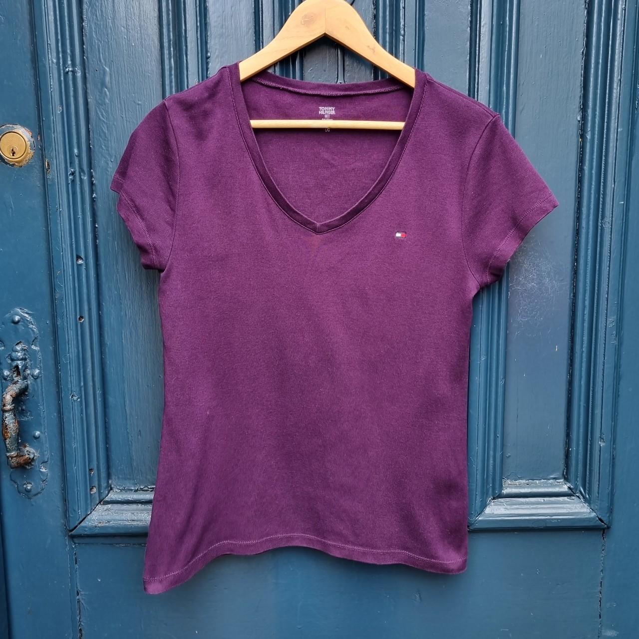 tommy hilfiger purple tie