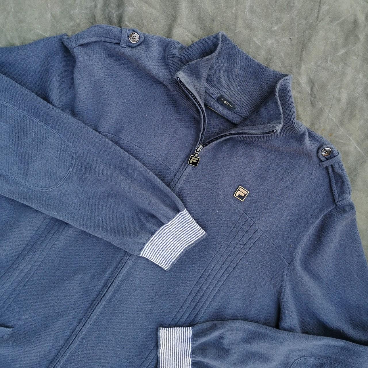 Fila 'Gold' Line Cashmere Blend Cardigan. Nice... - Depop