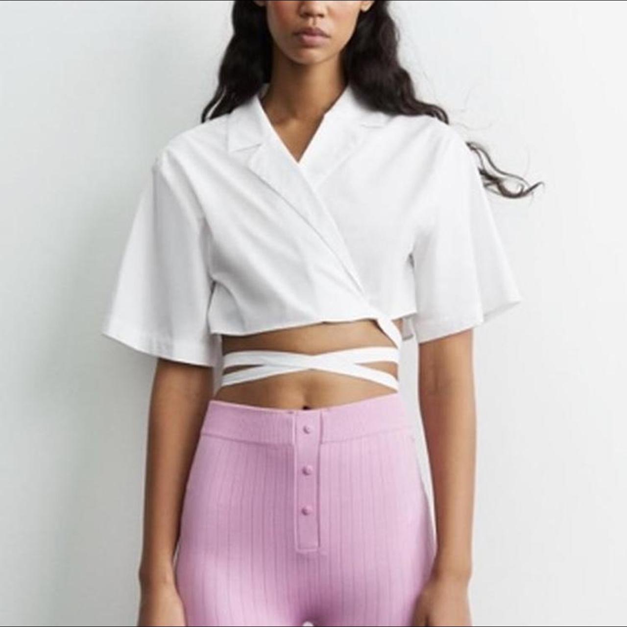 Zara Women's White Shirt Depop