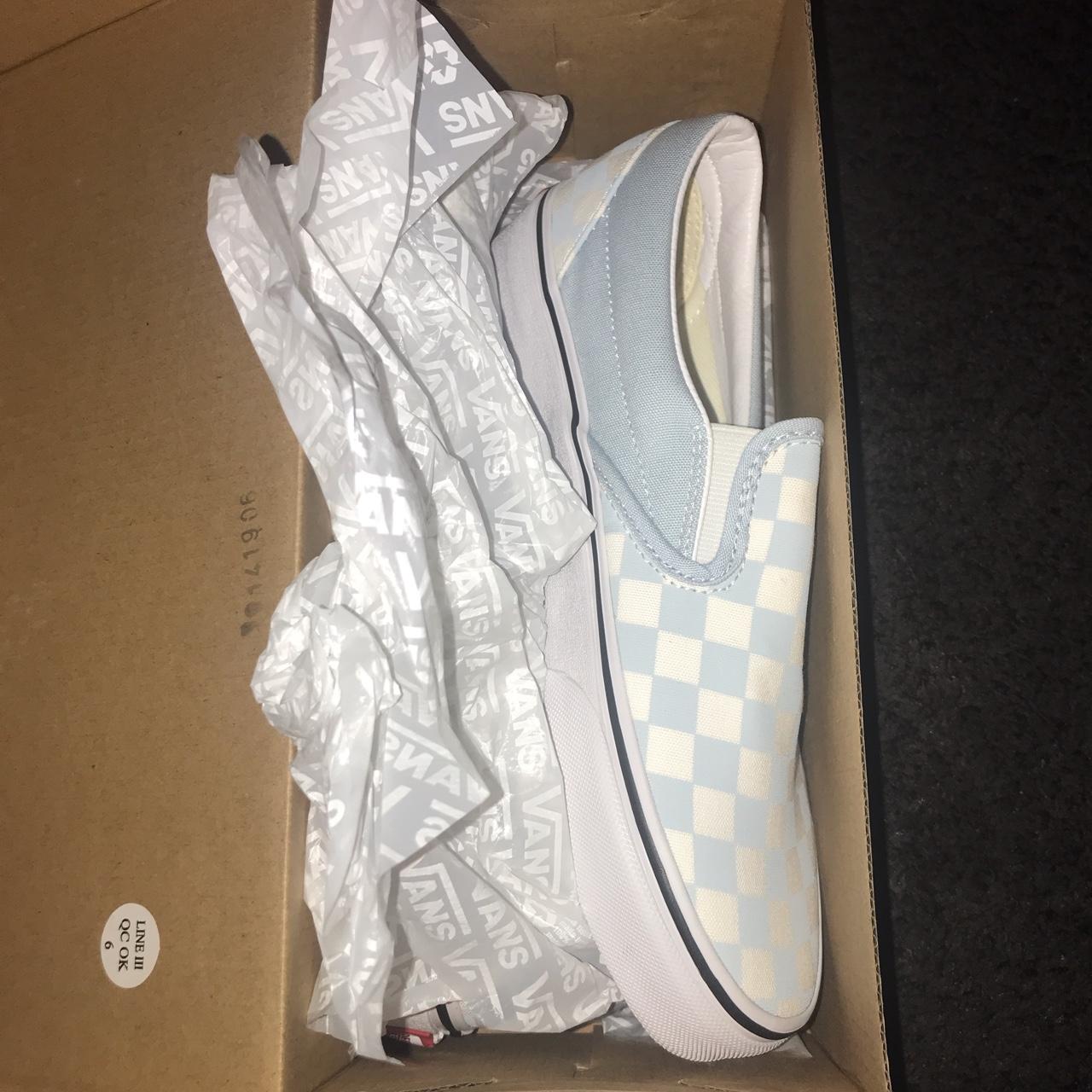 Grey dawn checkered clearance vans