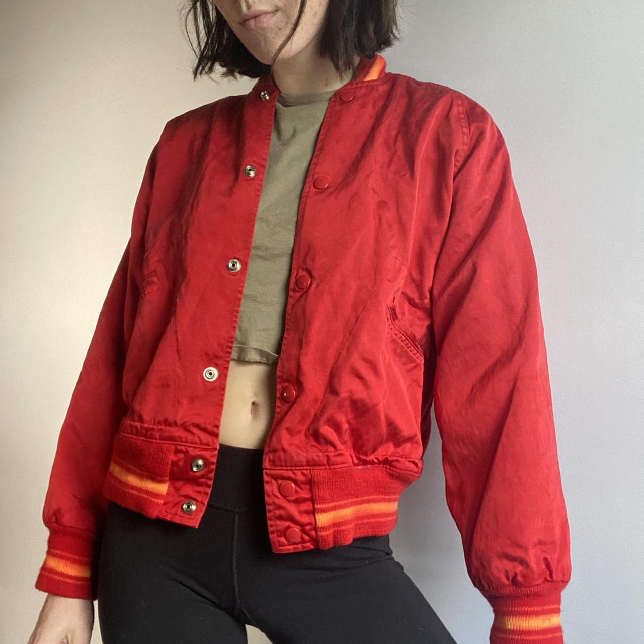 Women's Red and Yellow Jacket