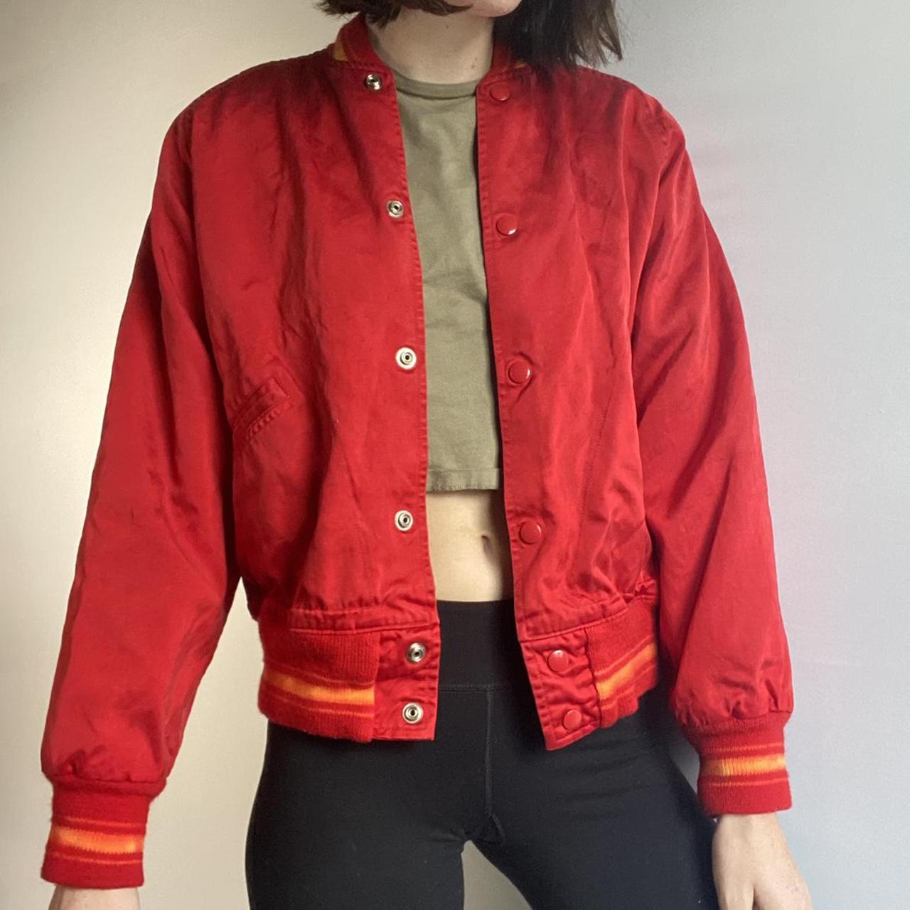 Women's Red and Yellow Jacket (3)