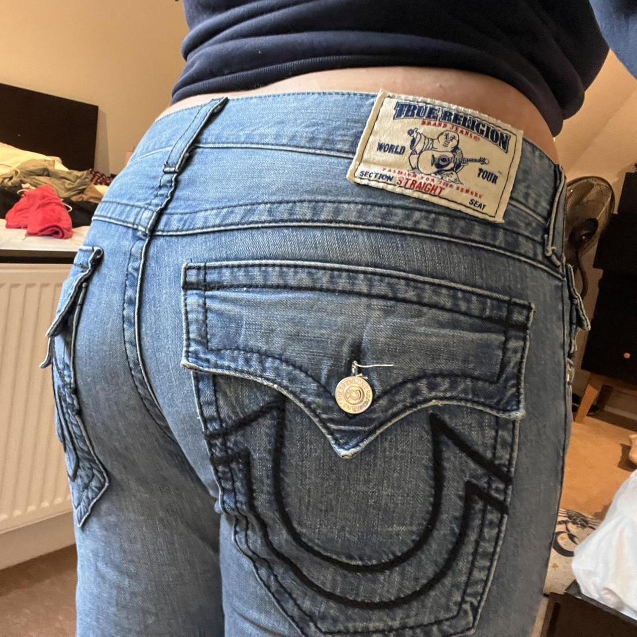 true religion baggy jeans vintage - labelled waist... - Depop