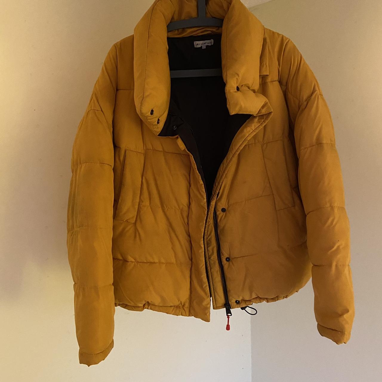 Urban Outfitters Women's Yellow Jacket | Depop