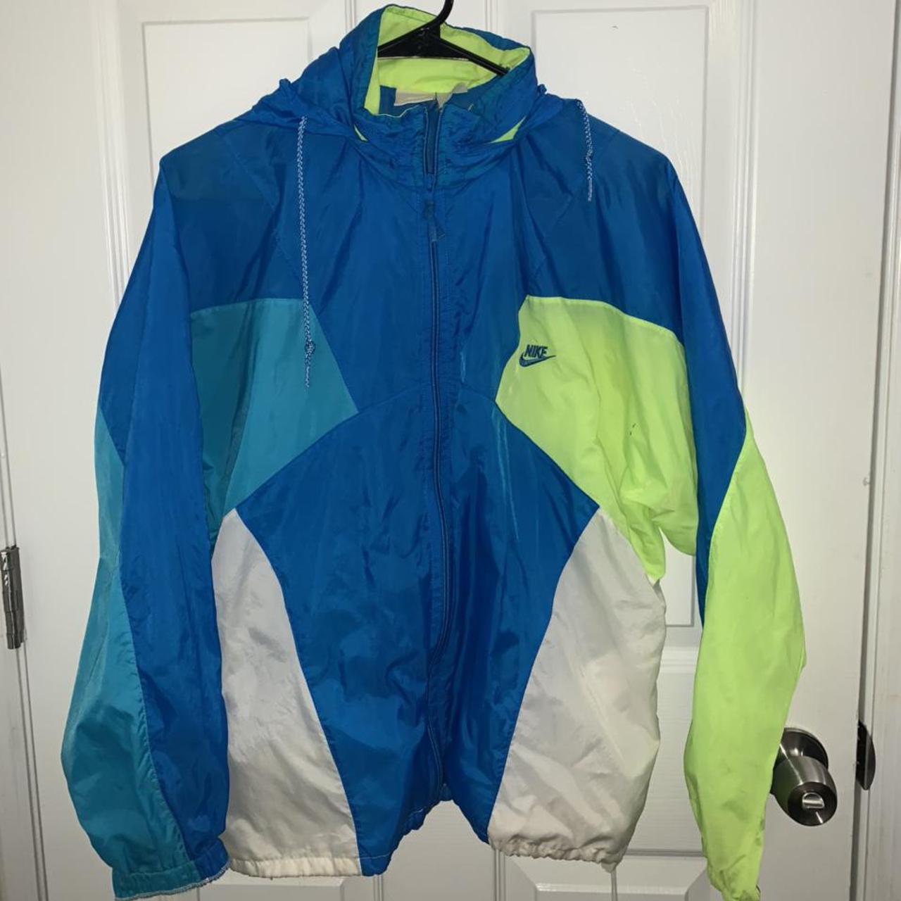vintage nike colorblock windbreaker