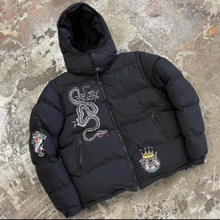 したいので UNKNOWN X ED HARDY PUFFER Lサイズ umwwの通販 by いちご