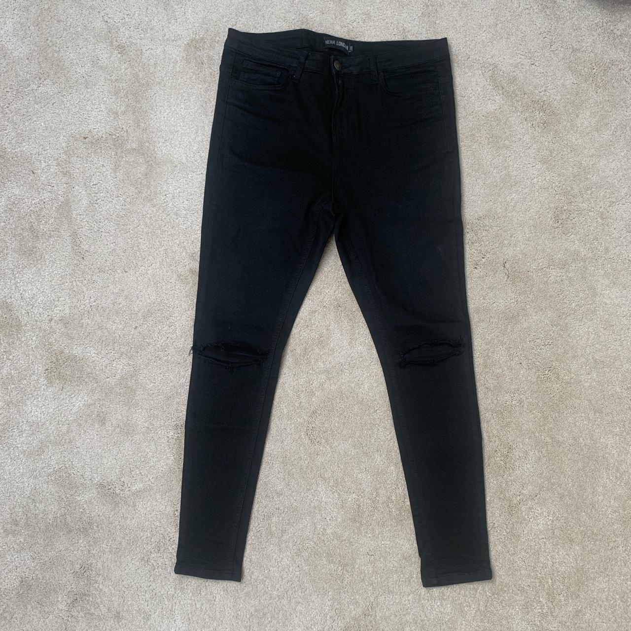 Hera London Men's Black Jeans | Depop