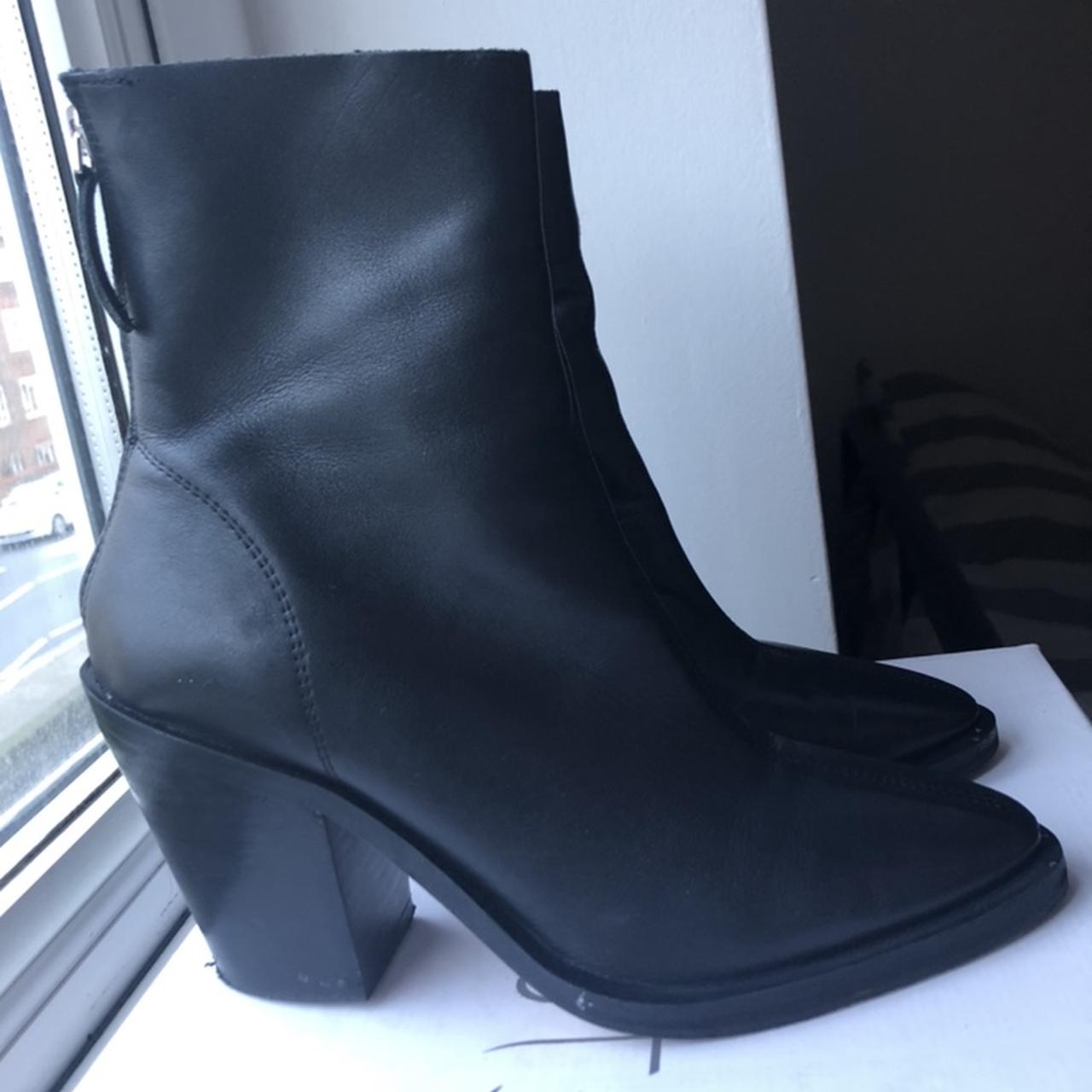 TOPSHOP western style leather ankle Size Depop