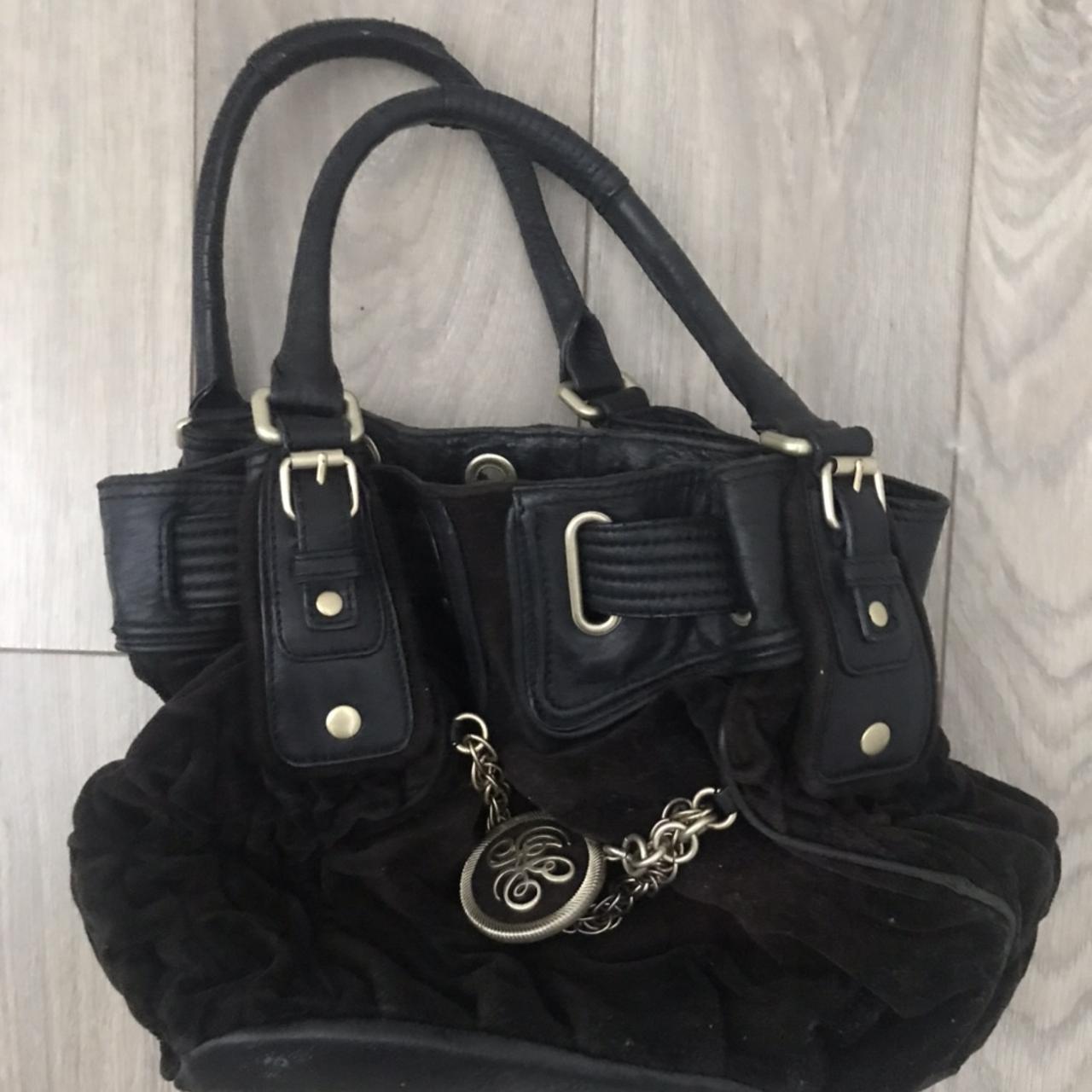 Juicy Couture valour and leather combination handbag... - Depop