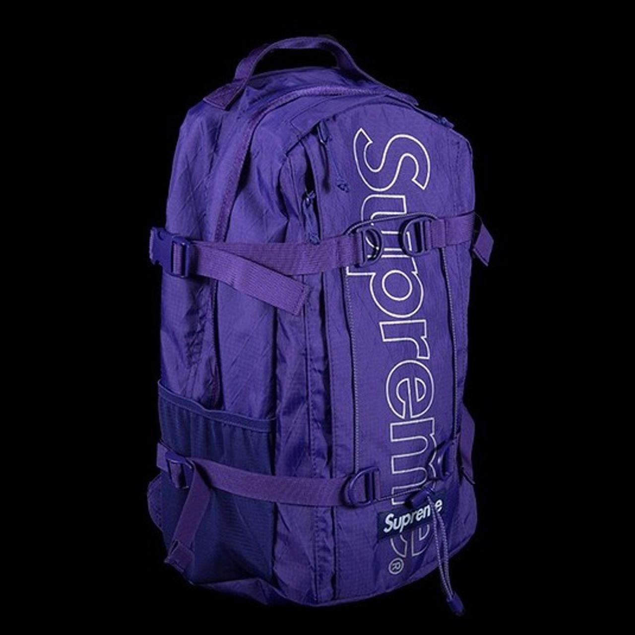 【新品】Supreme backpack purple