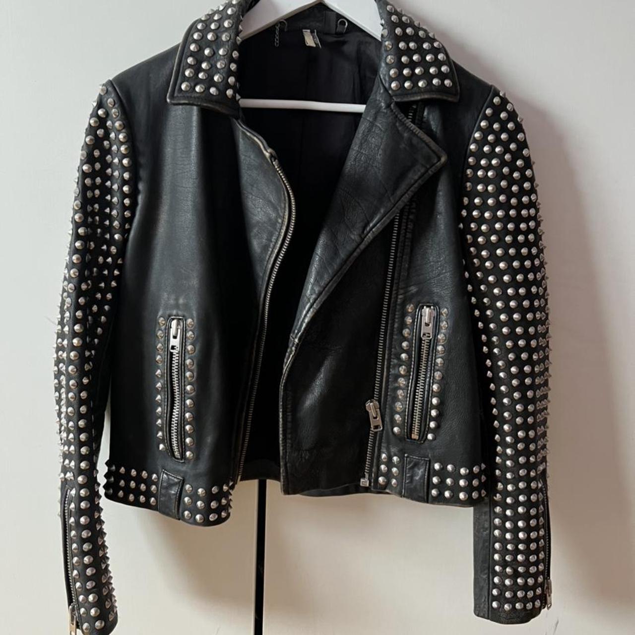 Topshop Boutique Leather Studded