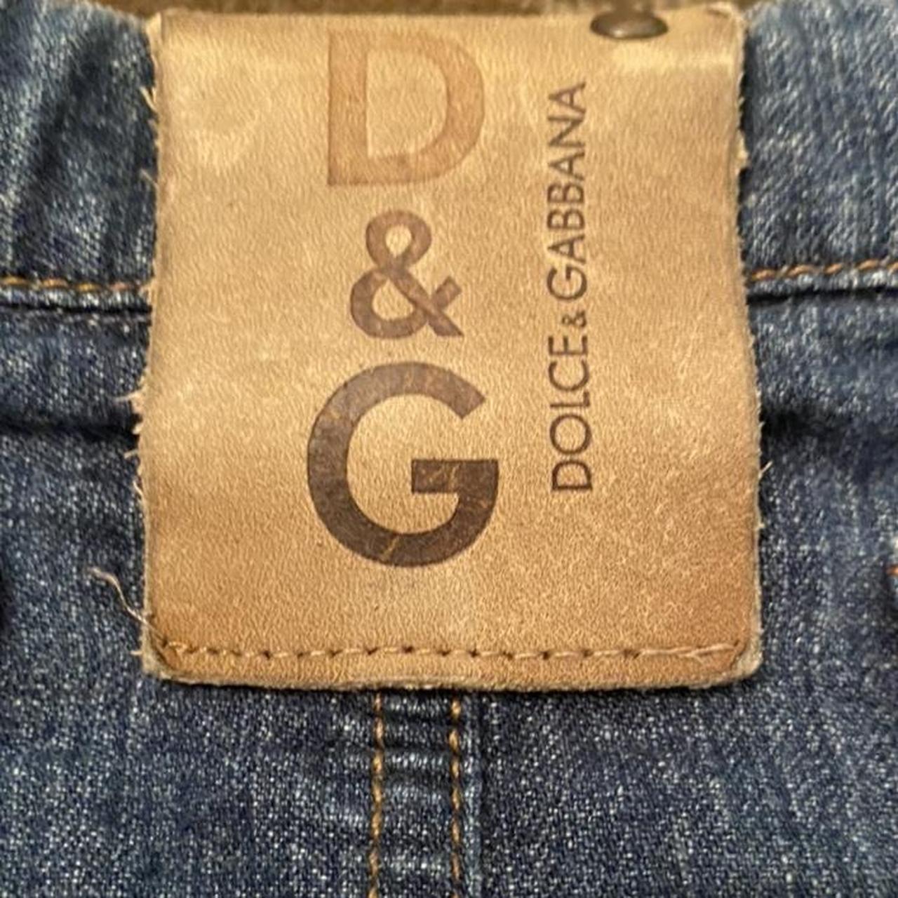 Dolce & Gabbana Women's Navy Skirt | Depop