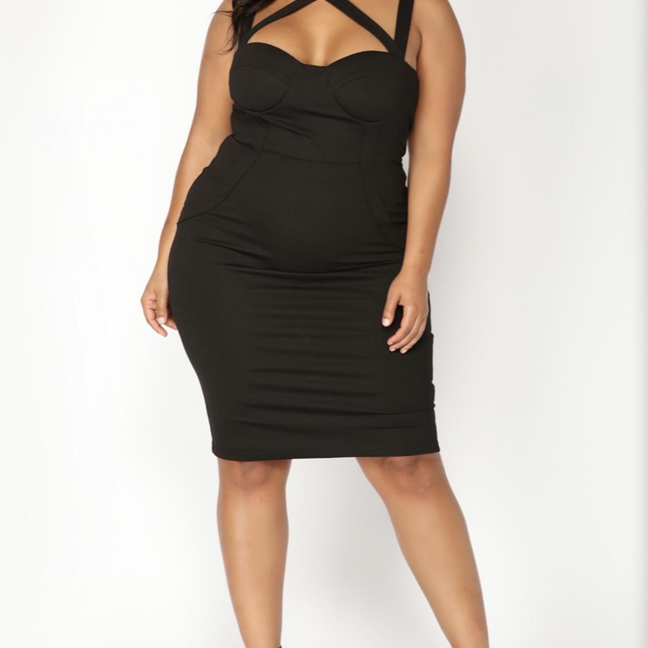 Black Fashion nova evil queen dress. Brand new