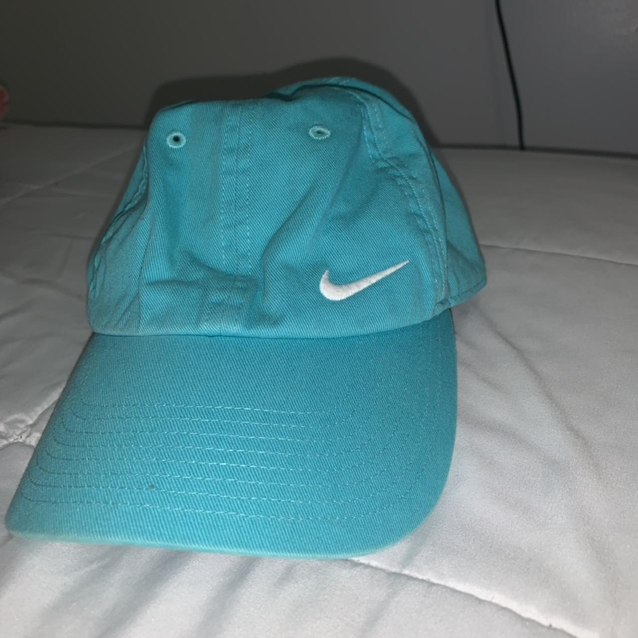 blue nike hat Depop