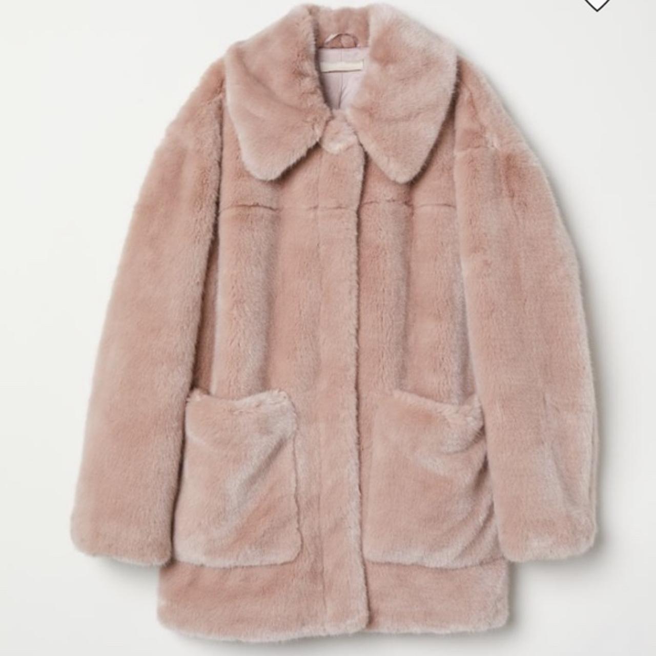 H&m trend shop faux fur coat