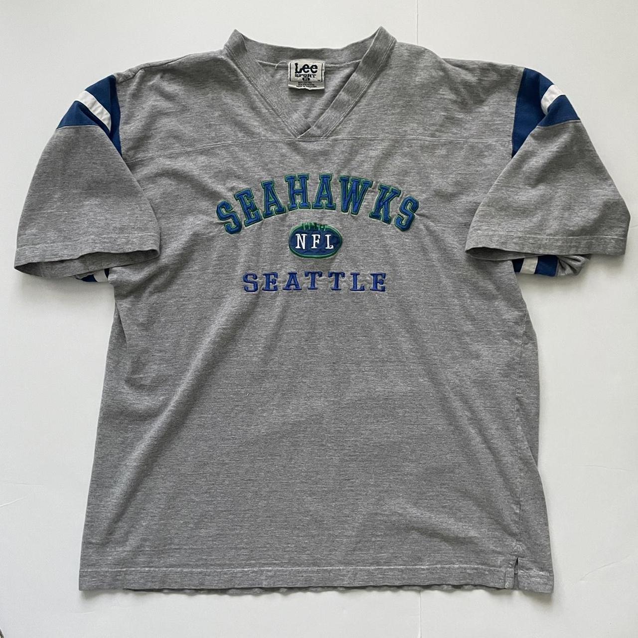 Vintage 1990s Seattle Seahawks NFL T-Shirt Vintage... - Depop